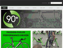 Tablet Screenshot of 90pluscycling.com